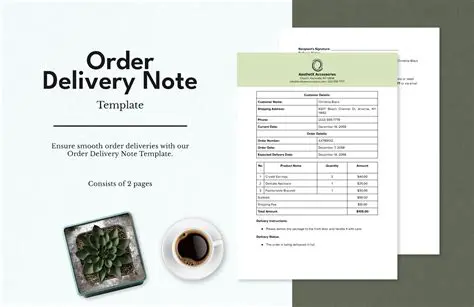 Customizable Invoices and Delivery Notes