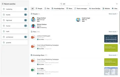 Customizable search experience