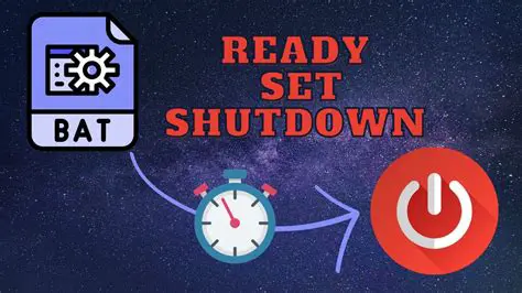 Customizable shutdown times