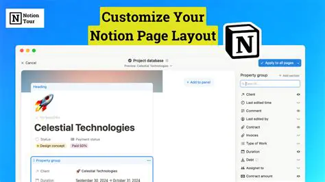 Customize your page layout