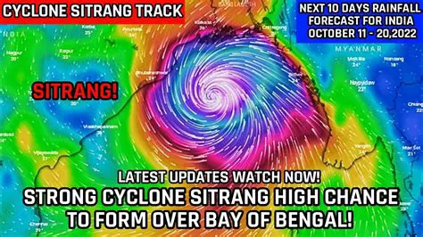 Cyclone Sitrang Live Updates: Track the Storm's Path and Impact in Real-Time
