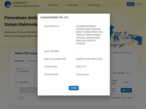 Daftar PSE Asing: Understanding Foreign Electronic System Providers in Indonesia