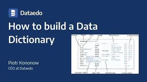 Data Dictionary Management