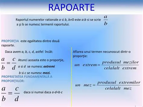 Dati exemple de rapoarte in viata cotidiana
