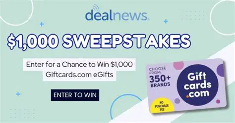 DealNews Sweepstakes: Your Guide to Winning Amazing Prizes