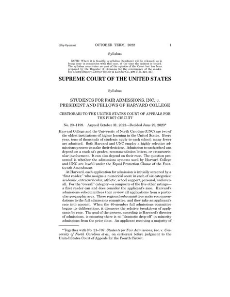 Decision of the Supreme Court and its implications