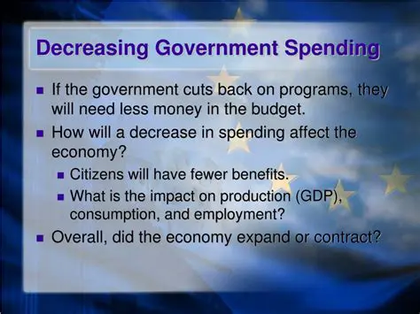 Decreasing government spending