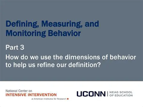 Defining Characteristics and Measuring Instructions