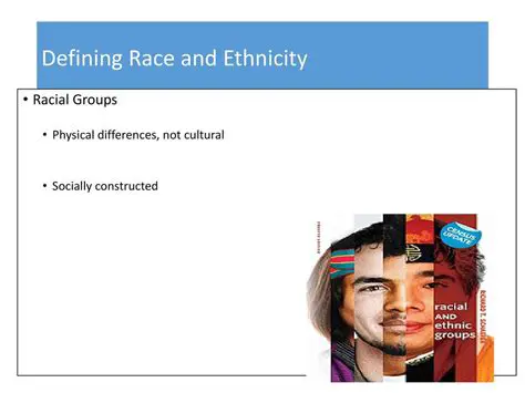 Defining Race and Ethnicity