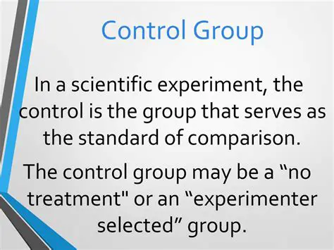 Defining the Control Group