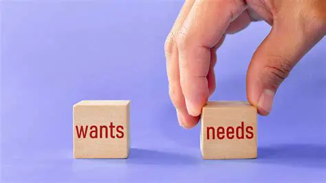 Defining Your Wants and Needs