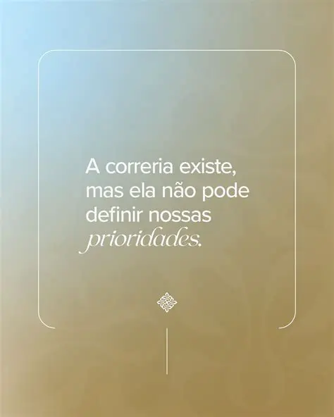 Definir nossas prioridades