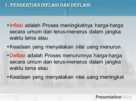 Definisi Inflasi dan Deflasi