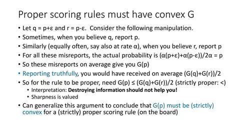 Definition of Proper Scoring Rules