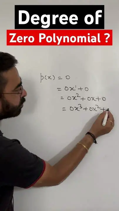 Degree of a Zero Polynomial