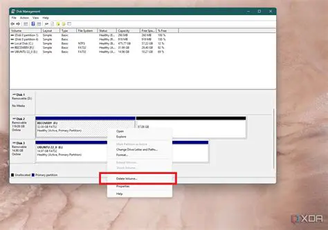 Deleting Ubuntu Partitions