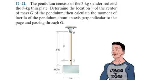 Density of the pendulum material