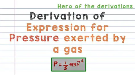 Derivation of Pressure Expression