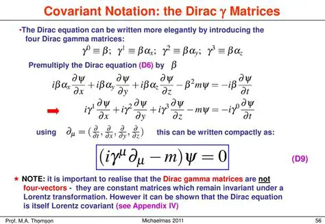 Derivation of the Covariant Dirac Equation