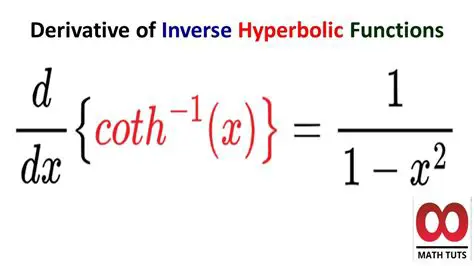 Derivative of Inverse Hyperbolic Coth