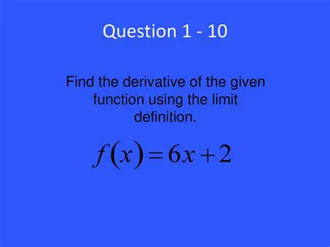 Derivative of the Given Function