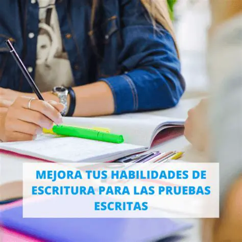 Desarrolla tus habilidades de escritura