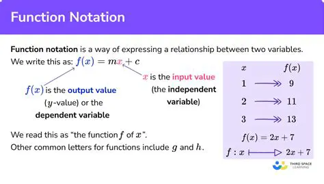 Describing the Relationship using Function Notation