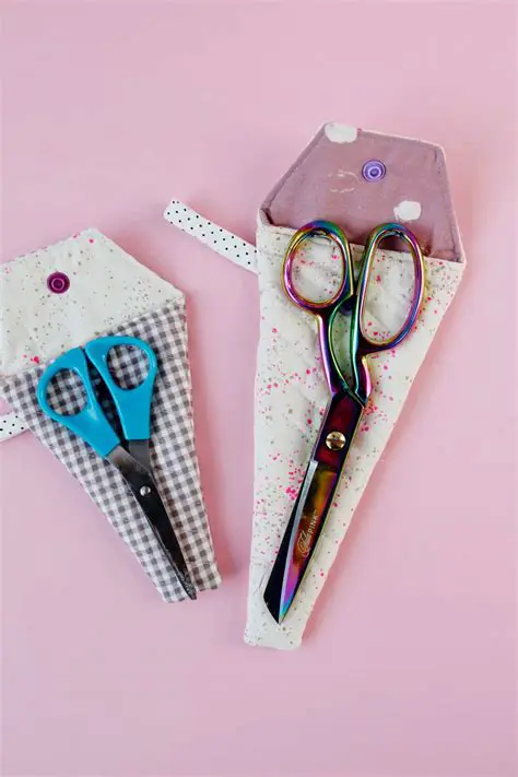 Designate a specific place for scissors