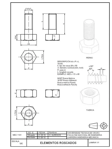 Desmonte os componentes roscados