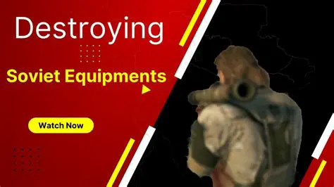 Destroying enemy equipment