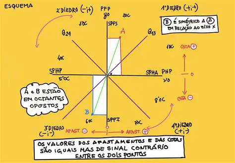 Determinando o Sinal do Produto das Coordenadas