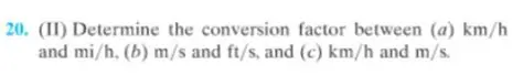 Determine the conversion factor