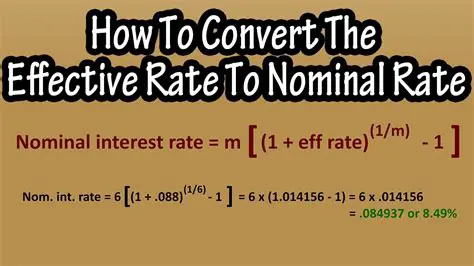 Determine the Nominal Interest Rate