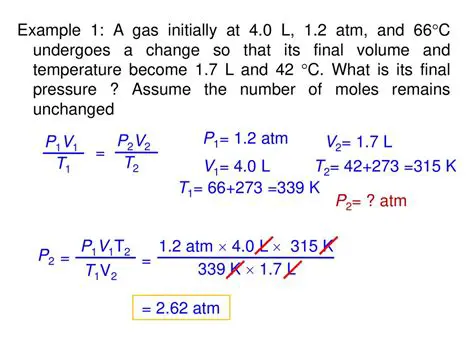 Determine the Number of Moles of Air Present in a Given Volume