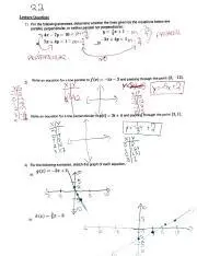 Determining Line Relationships