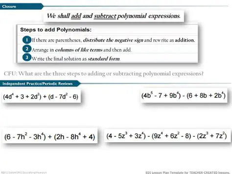 Determining Polynomial Expressions