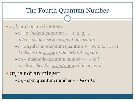 Determining the Fourth Quantum Number