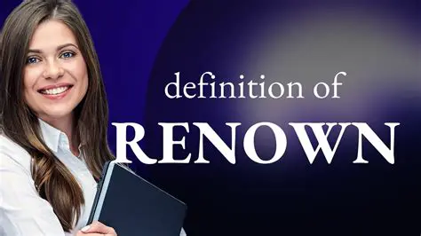 Determining the Meaning of Renown