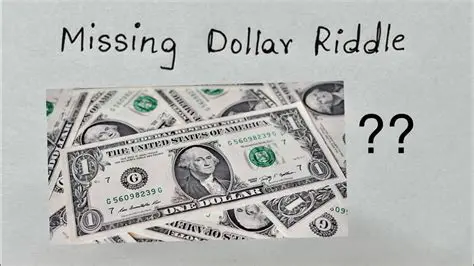Determining the Missing Dollar Amount