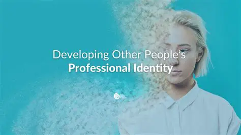 Develop a clear professional identity