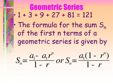 Developing new algorithms for calculating the sum of geometric series