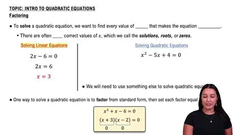 Developing new methods for solving quadratic equations