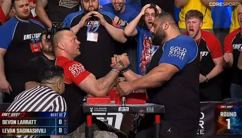Devon Larratt vs. Levan Saginashvili: A Clash of Titans in Armwrestling History