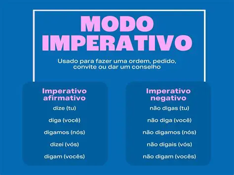 Dicas para Usar o Modo Imperativo
