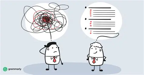 Difficulty in organizing thoughts