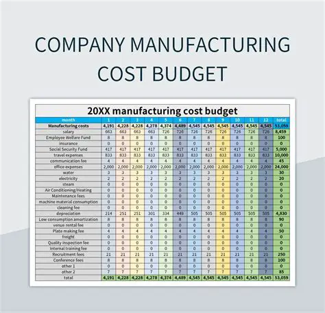 Direct Costs of Manufacturing a Computer