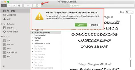 Disable font family aliases