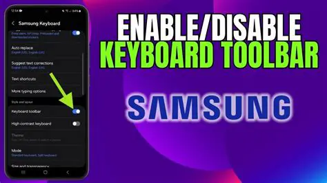 Disabling the Keyboard Toolbar