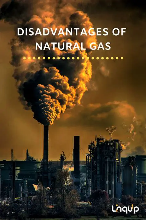 Disadvantages of Natural Gas