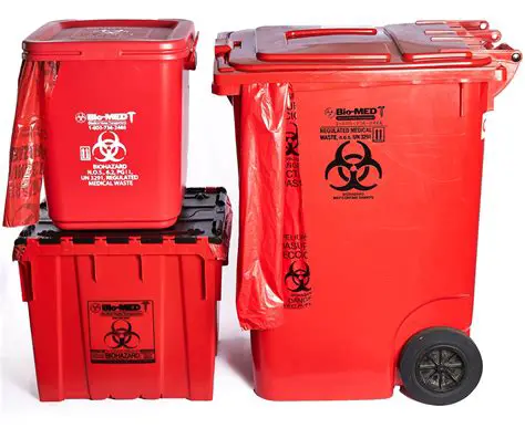 Dispose of OPIMs in a designated biohazard container